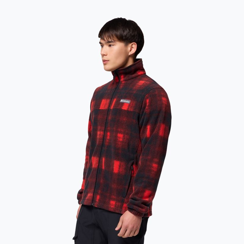 Pánská mikina Columbia Steens Mountain Printed sail red ombre 4