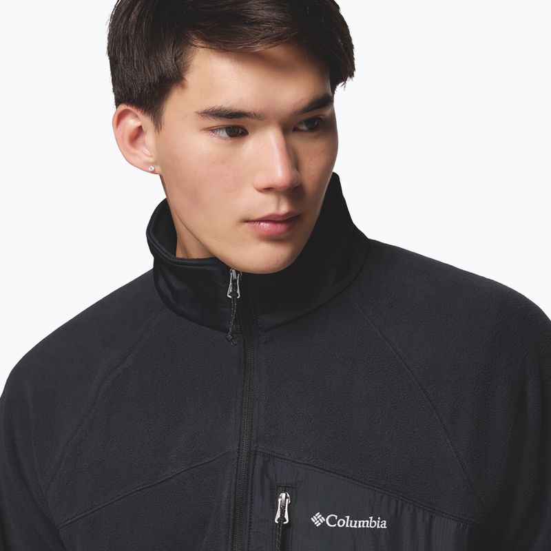Pánská fleecová mikina Columbia Fast Trek Overlay Full Zip black 6