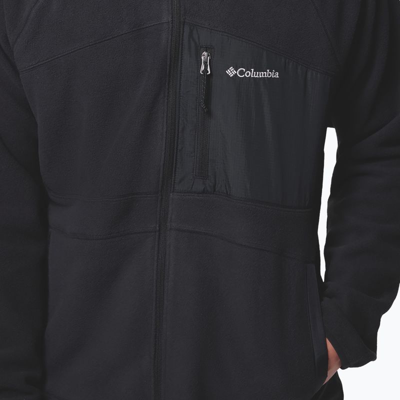 Pánská fleecová mikina Columbia Fast Trek Overlay Full Zip black 7
