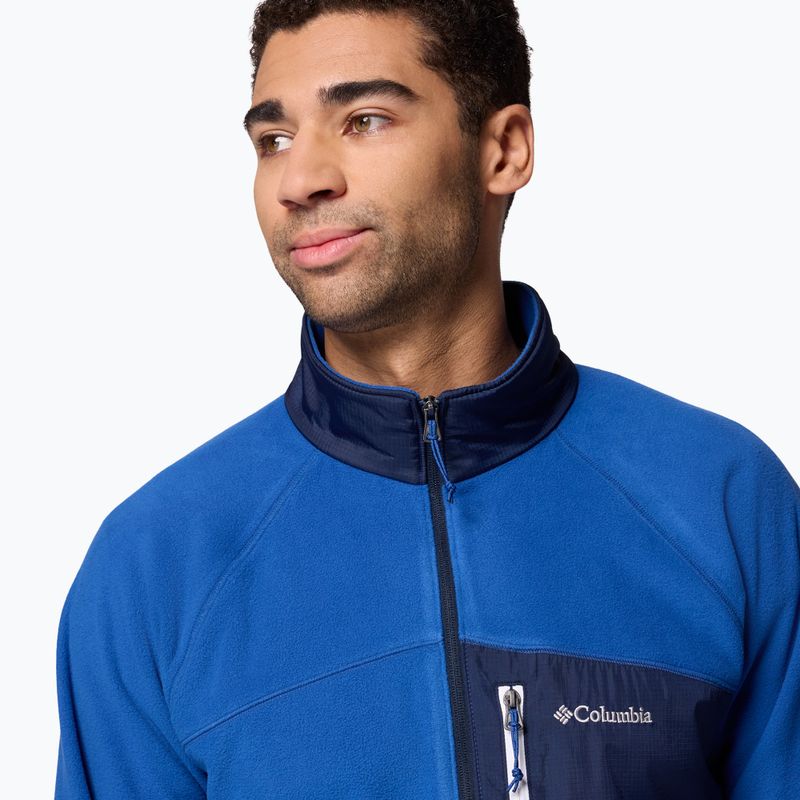 Pánská fleecová mikina Columbia Fast Trek Overlay Full Zip mt blue/coll navy 6