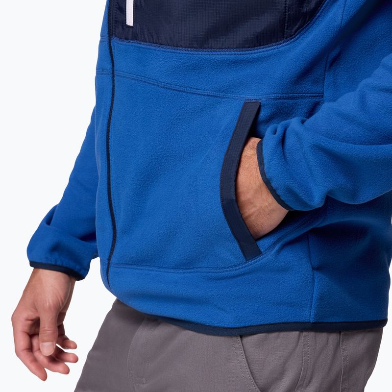 Pánská fleecová mikina Columbia Fast Trek Overlay Full Zip mt blue/coll navy 7