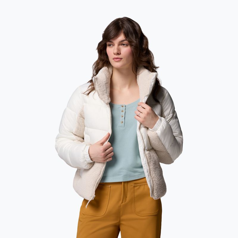 Dámská hybridní bunda Columbia Leadbetter Point II Sherpa Hybrid sea salt/dark stone 5