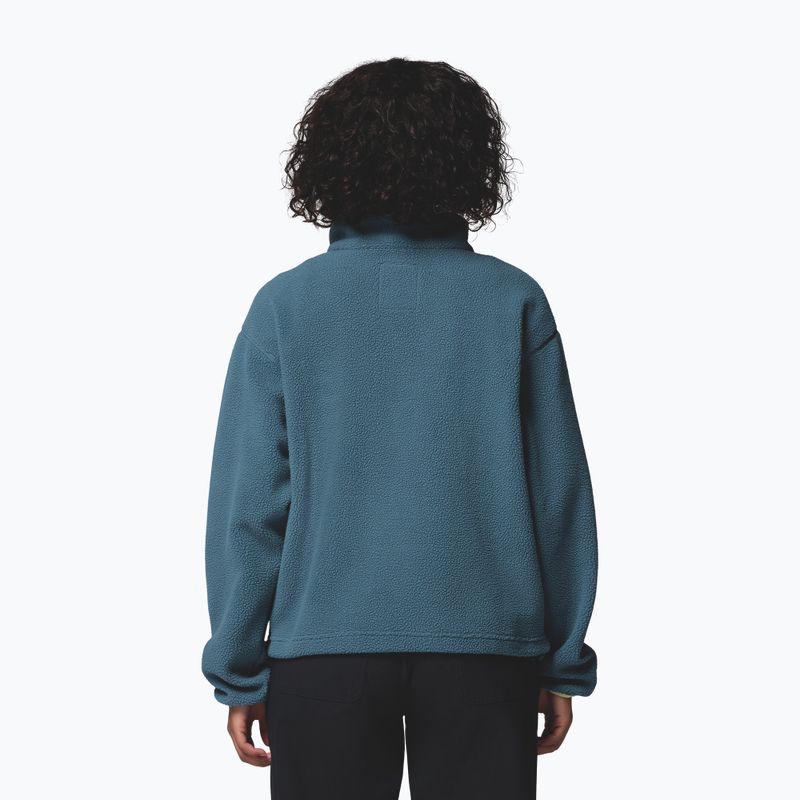 Dámská fleecová mikina Columbia Helvetia II Cropped Half Snap Fleece everblue/crushed blue/citron haze 3