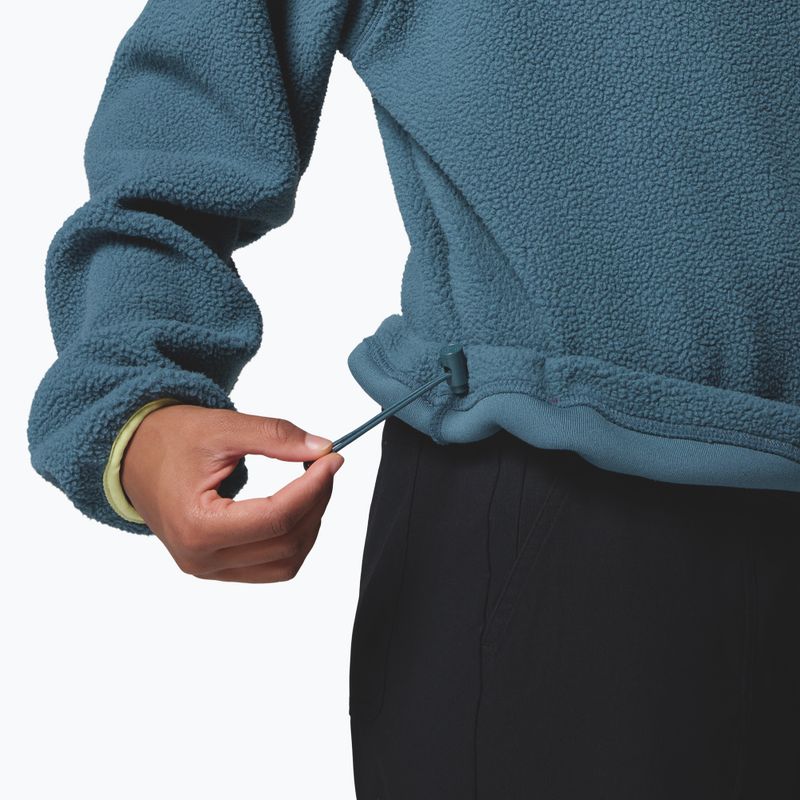 Dámská fleecová mikina Columbia Helvetia II Cropped Half Snap Fleece everblue/crushed blue/citron haze 6