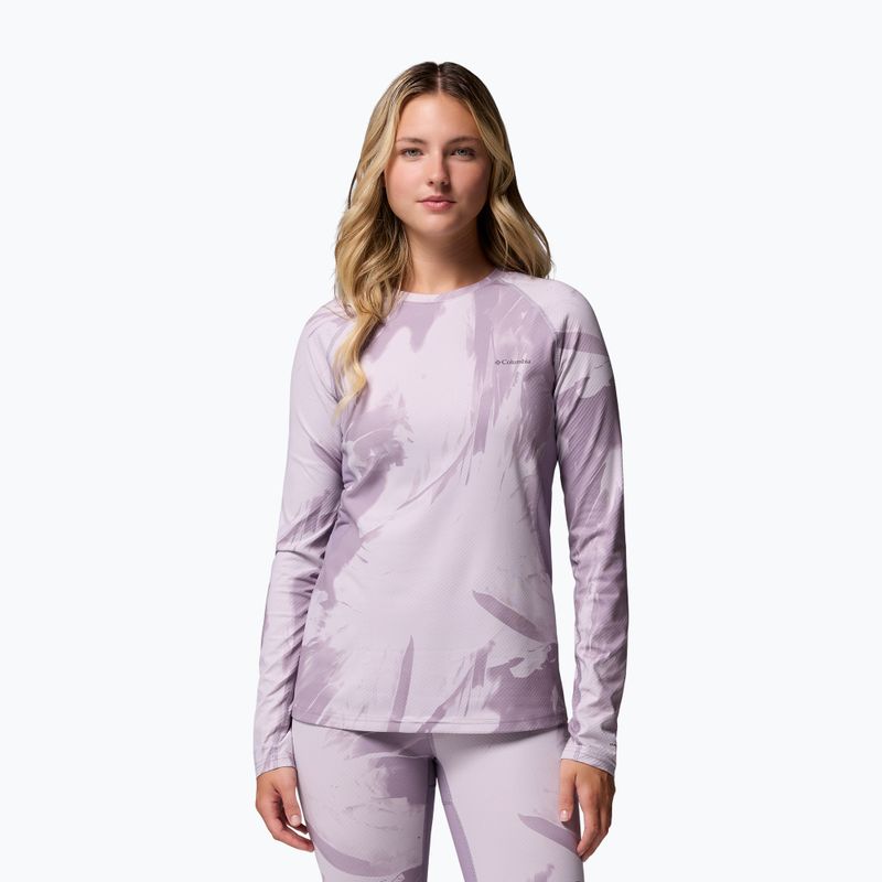 Dámské termo tričko Longsleeve Columbia Omni-Heat Infinity Knit shale purple snowflight tonal