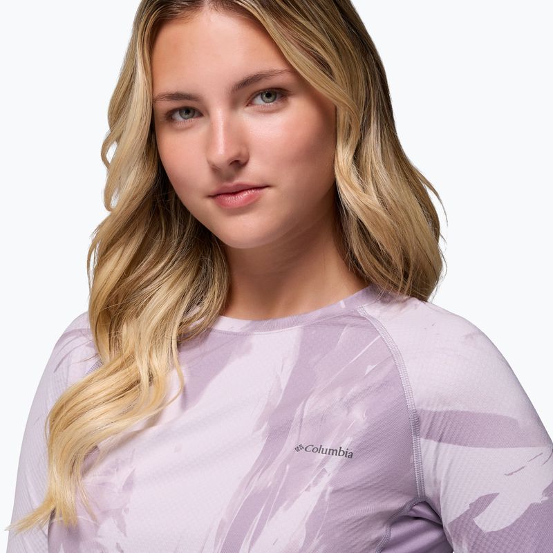 Dámské termo tričko Longsleeve Columbia Omni-Heat Infinity Knit shale purple snowflight tonal 5