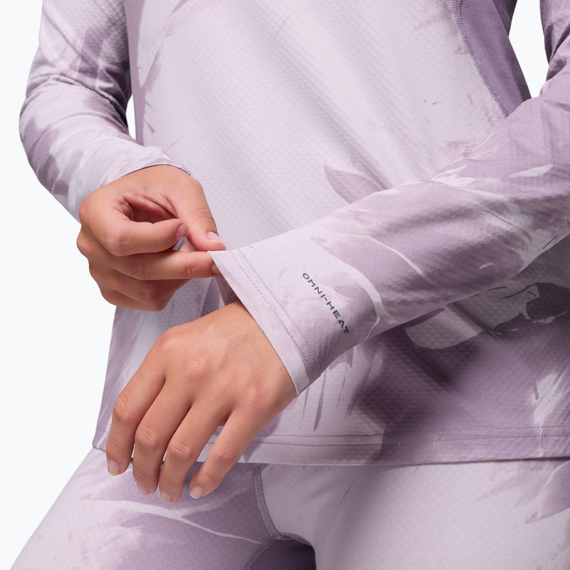 Dámská termoakční mikina Columbia Omni-Heat Infinity Knit shale purple snowflight tonal 6