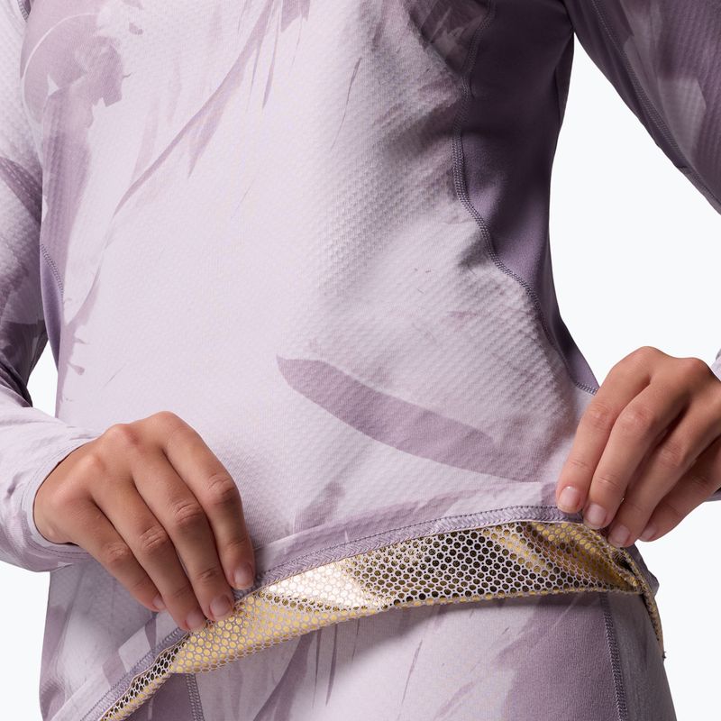 Dámská termoakční mikina Columbia Omni-Heat Infinity Knit shale purple snowflight tonal 7