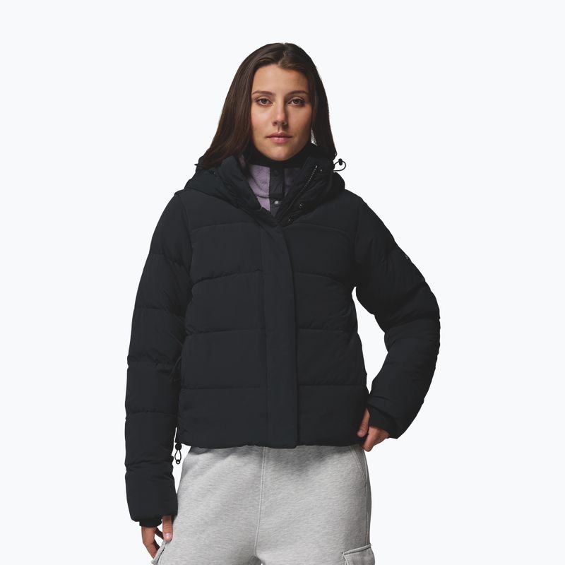 Dámská péřová bunda Columbia Amaze Puff Hooded black