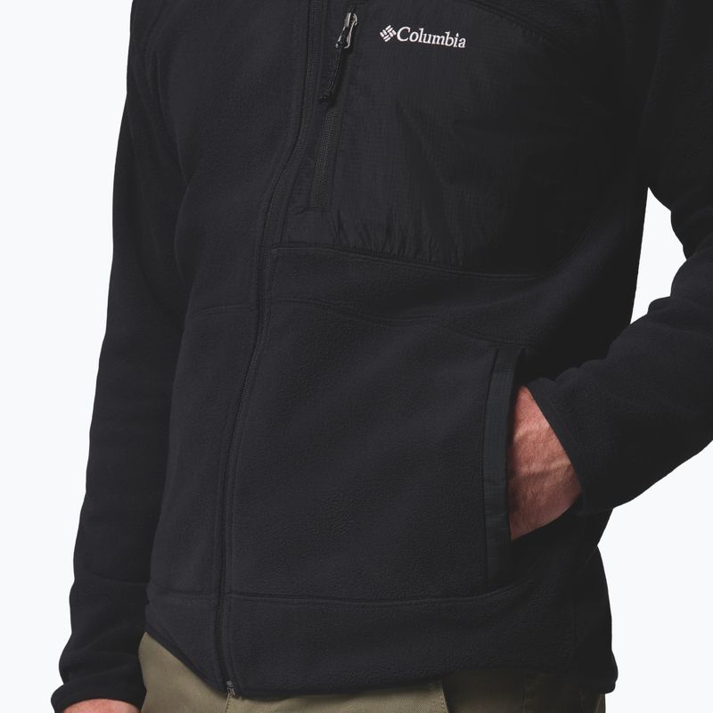 Pánská mikina Columbia Fast Trek Overlay Hooded black 7