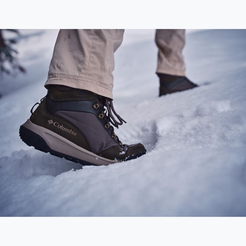 Pánské boty Columbia Burnsider Omni-Heat Infinity deep olive/tangy orange 9