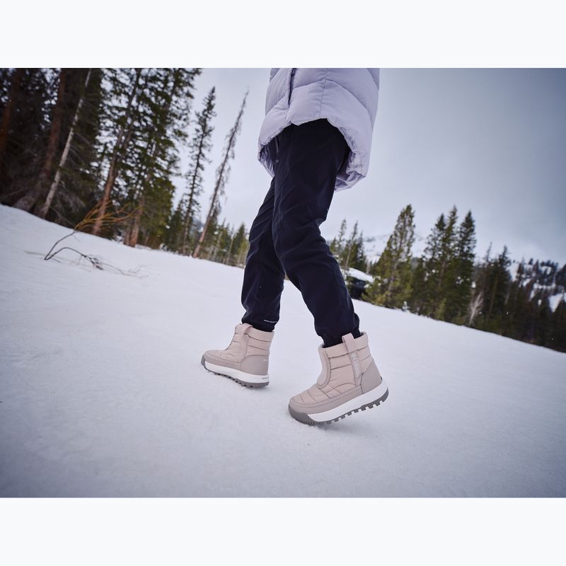 Dětské sněhule Columbia Youth Snowtrot Mid soft taupe/sea salt 11