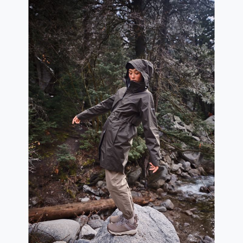 Dámské trekové boty Columbia Newton Nimble Leather kettle/cloud grey 11