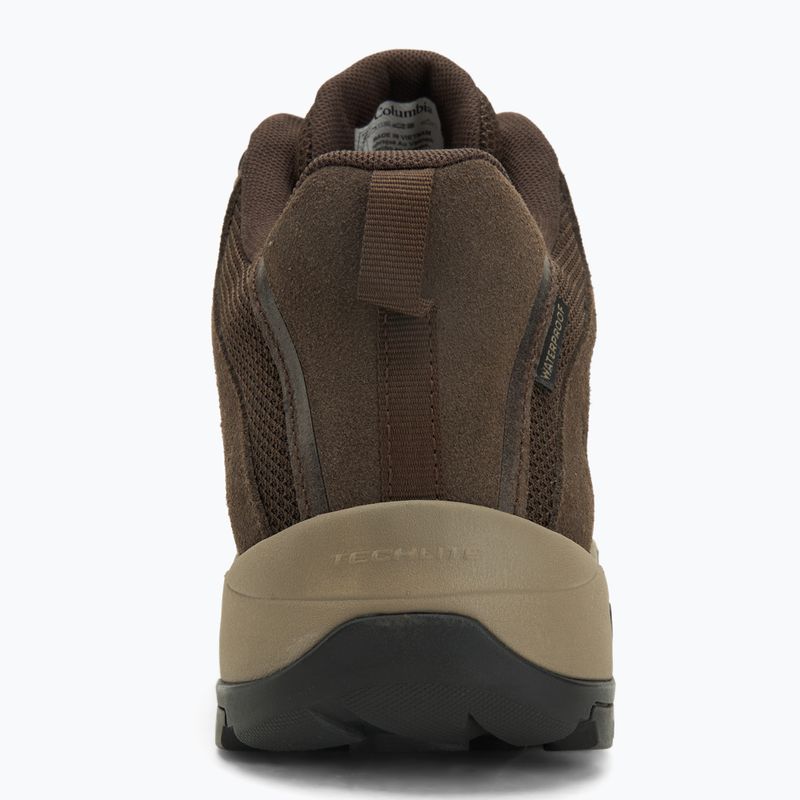 Pánské trekové boty Columbia Redmond IV Mid Wp cordovan/tangy orange 5