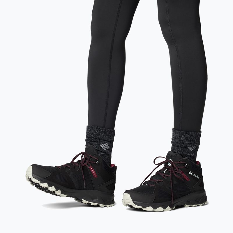 Dámské trekové boty Columbia Peakfreak Hera Mid Outdry black/deep madeira 8