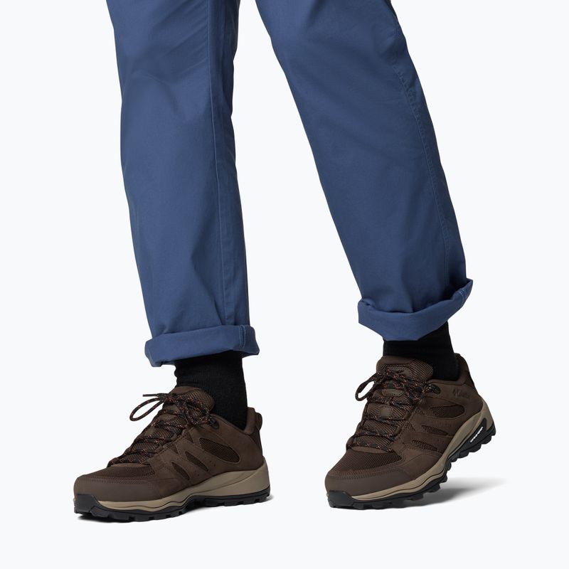 Pánské trekové boty Columbia Redmond IV Low Wp cordovan/tangy orange 8