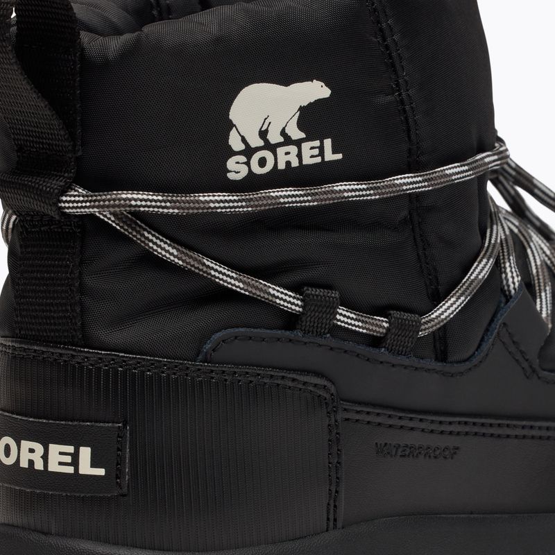 Dámské sněhule Sorel Whitney III Slip-On Wp black/sea salt 8