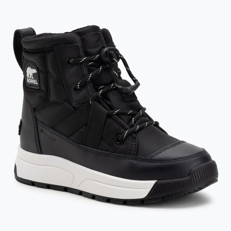 Dětské sněhule Sorel Youth Whitney Mid Wp black/sea salt