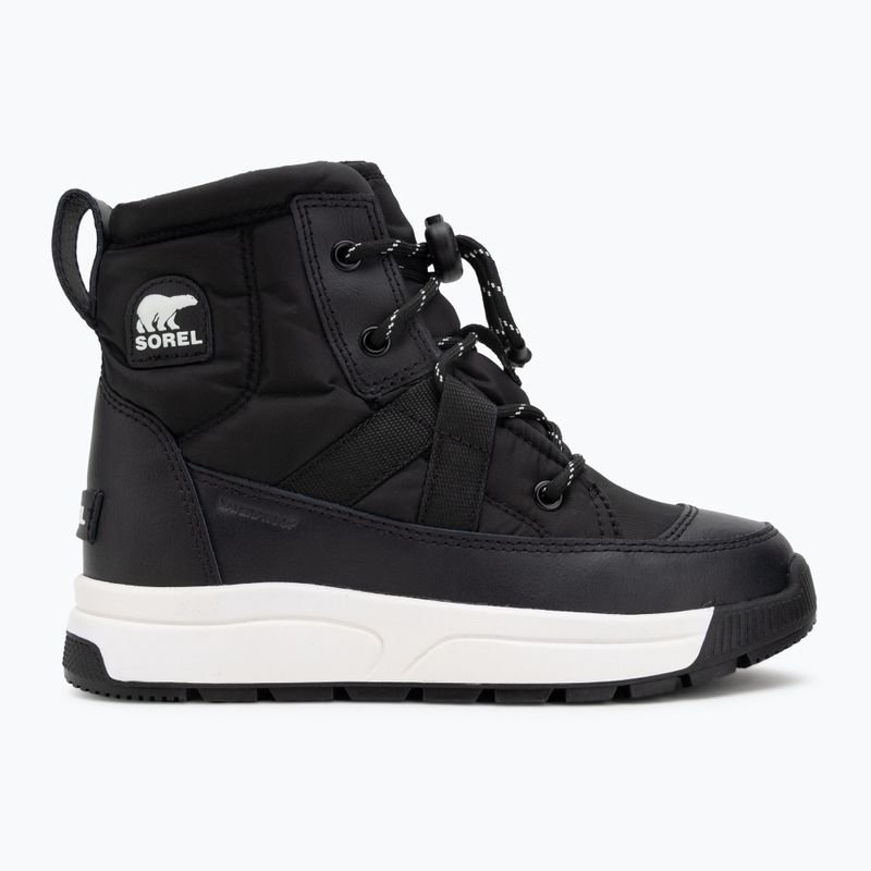 Dětské sněhule Sorel Youth Whitney Mid Wp black/sea salt 2
