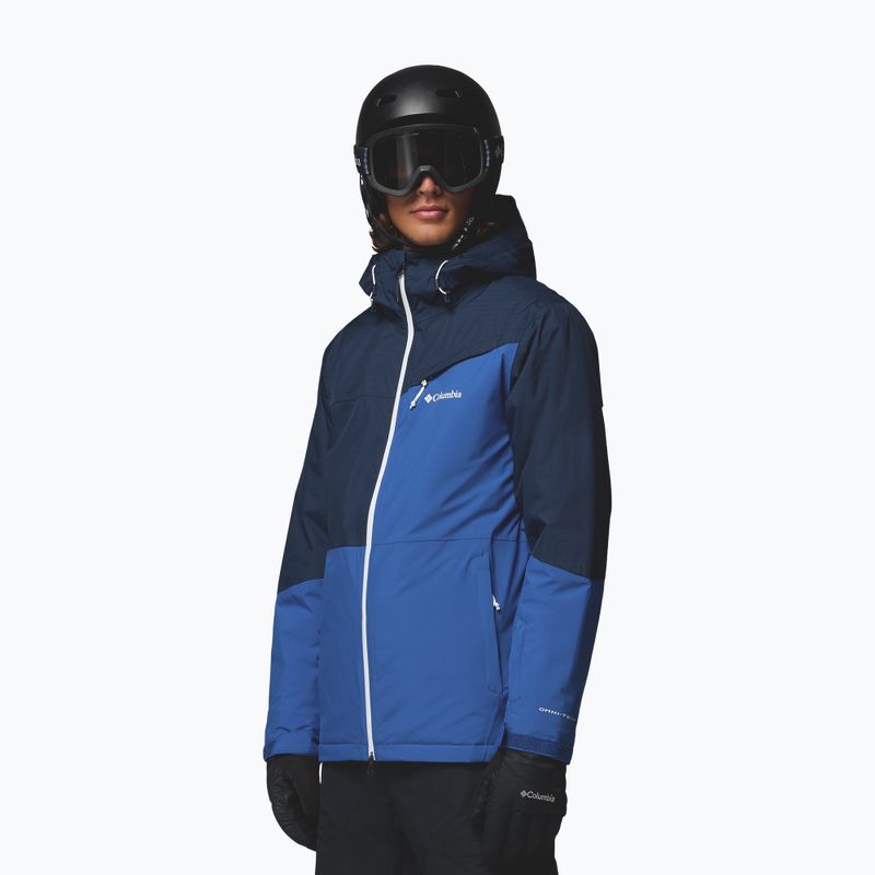 Pánská lyžařská bunda Columbia Iceberg Point II mountain blue/collegiate navy 4
