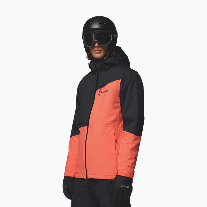 Pánská lyžařská bunda Columbia Iceberg Point II zing/black 4