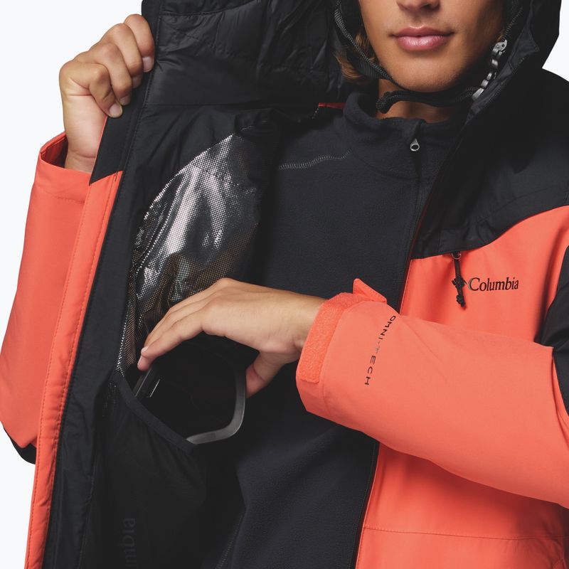 Pánská lyžařská bunda Columbia Iceberg Point II zing/black 10