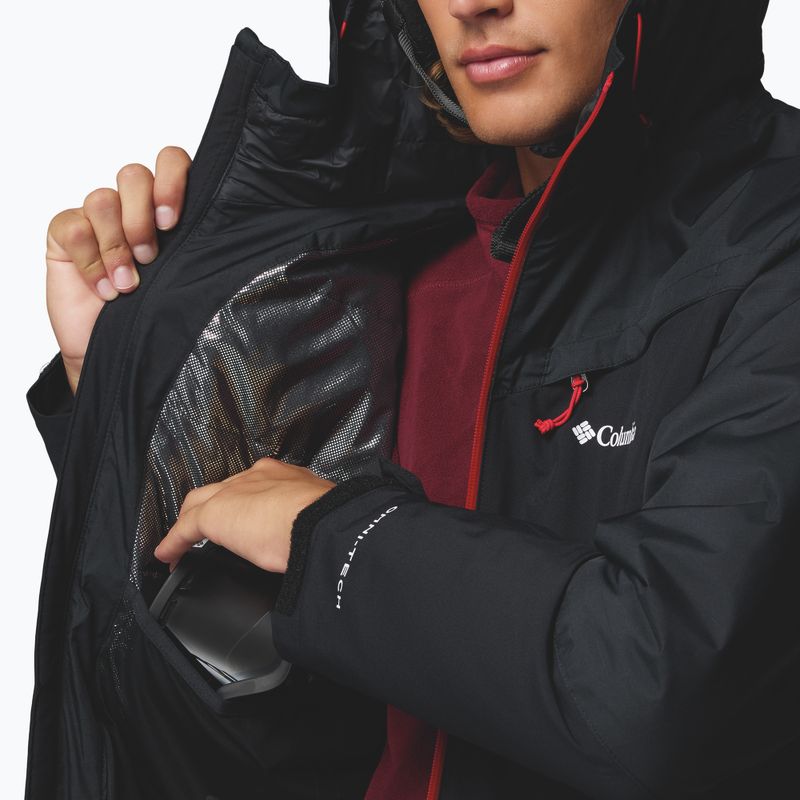 Pánská lyžařská bunda Columbia Iceberg Point II mountain black 10