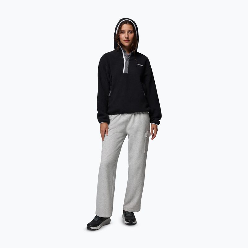 Dámská fleecová mikina Columbia Helvetia II Hoodie black 2