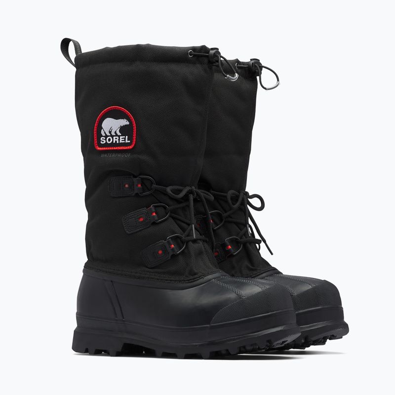 Pánské sněhule Sorel Glacier XT black/red quar 4