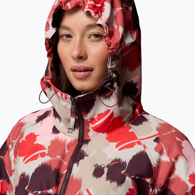 Dámská větrovka Columbia Spire Valley Printed Windbreaker washed red ikatbloom print/moonvista 6