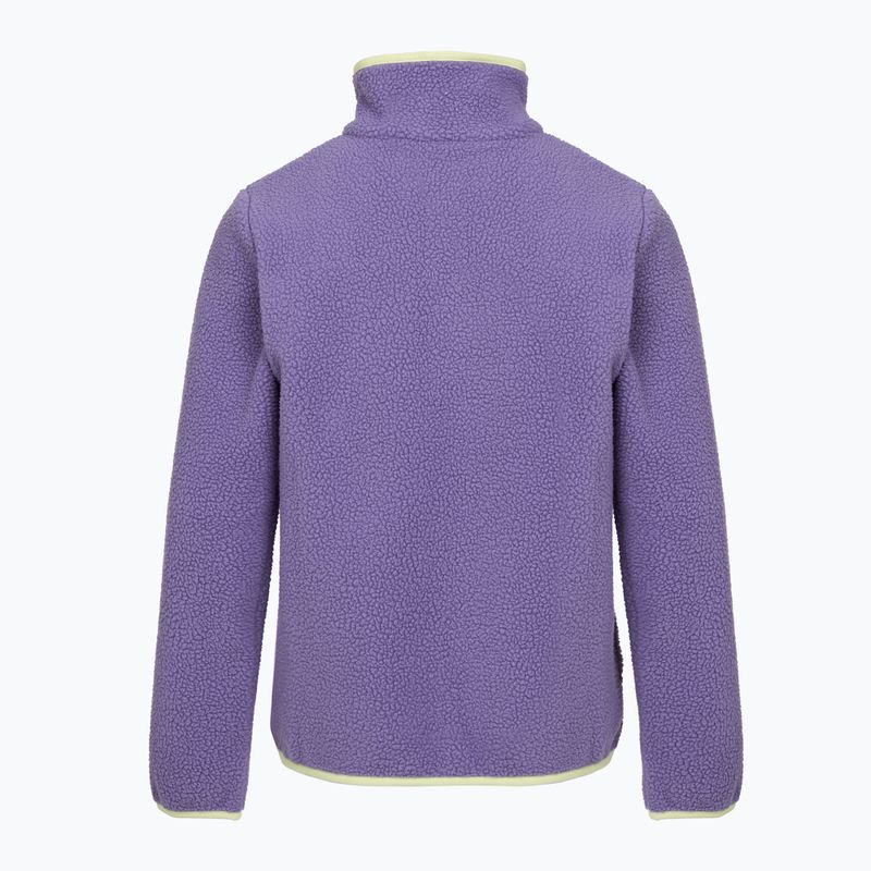 Dětská fleecová mikina Columbia Halvetia II Half Snap Fleece stormwatch/lavender pearl 2