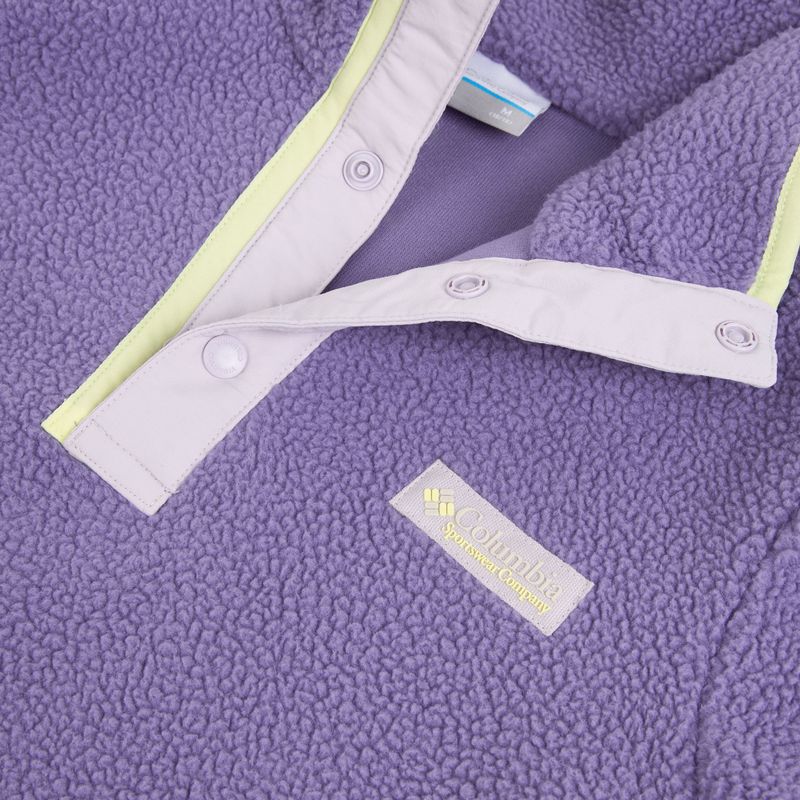 Dětská fleecová mikina Columbia Halvetia II Half Snap Fleece stormwatch/lavender pearl 3