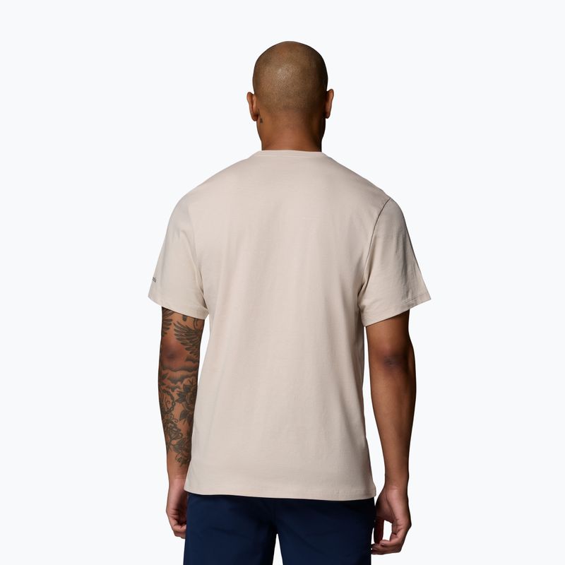 Pánské tričko Columbia CSC Seasonal Graphic dark stone/heavenly stacked gem 3