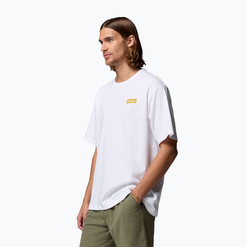 Pánské tričko Columbia CSC Heavyweight Iconic Tee white/repeated peaks 3