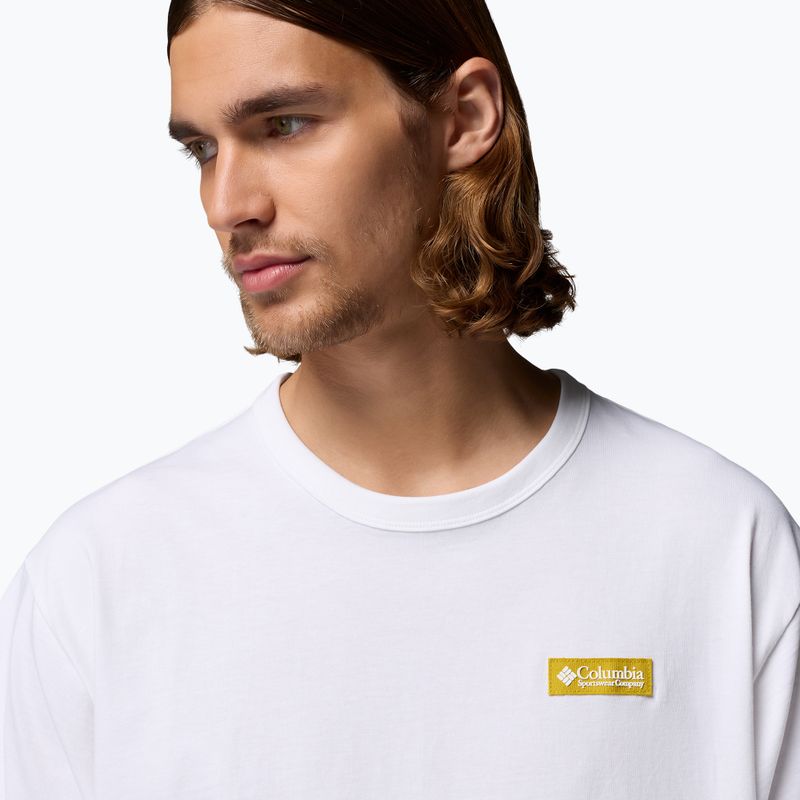 Pánské tričko Columbia CSC Heavyweight Iconic Tee white/repeated peaks 4