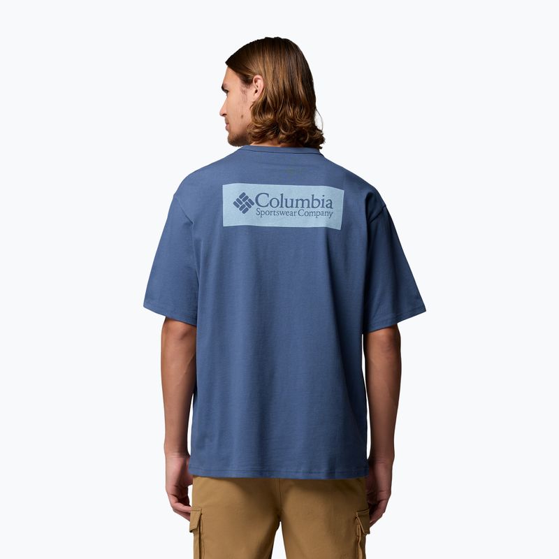 Pánské tričko Columbia CSC Heavyweight Iconic Tee dark mountain/csc box logo 3