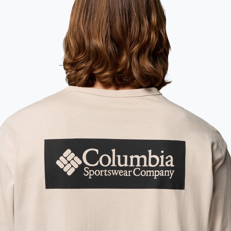 Pánské tričko Columbia CSC Heavyweight Iconic Tee dark stone/csc box logo 4