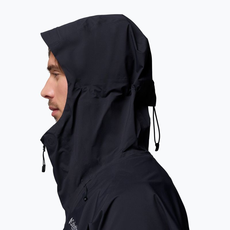 Pánská softshellová bunda Columbia Saudan Pro 3L black 6