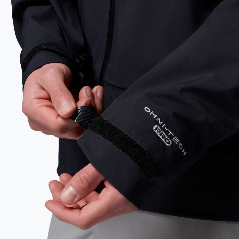 Pánská softshellová bunda Columbia Saudan Pro 3L black 11