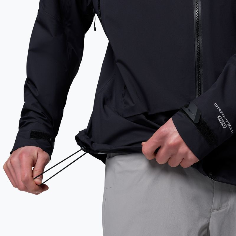 Pánská softshellová bunda Columbia Saudan Pro 3L black 12