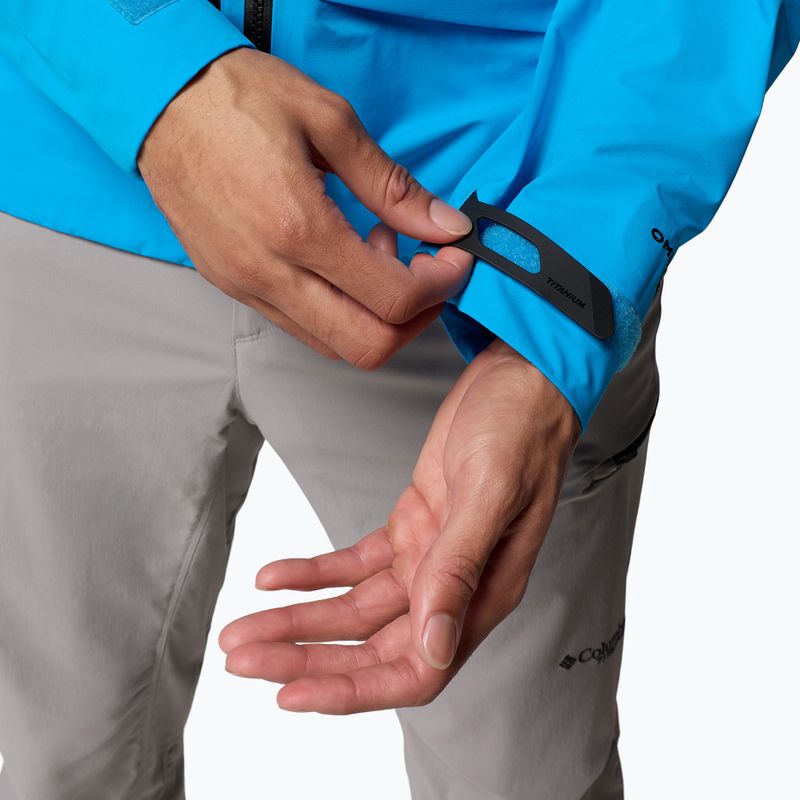 Pánská softshellová bunda Columbia Saudan Pro 3L compass blue 11