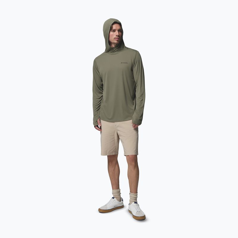 Pánská trekingová mikina Columbia Zero Rules Lite Hoodie stone green 2