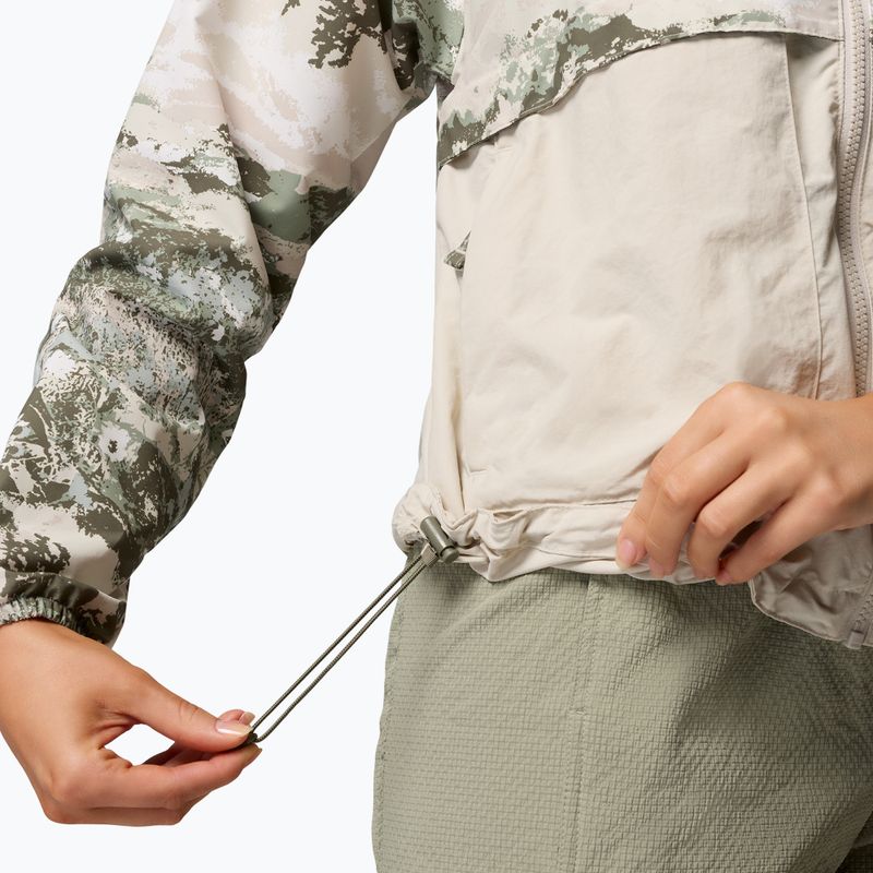 Dámská větrovka Columbia Spire Valley Printed Windbreaker safari fieldaze print/dark stone 7