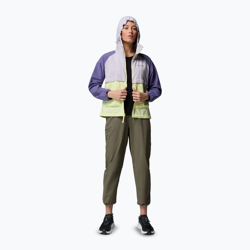 Dámská větrovka Columbia Spire Valley Windbreaker citron haze/lavender pearl/stormwatch 2