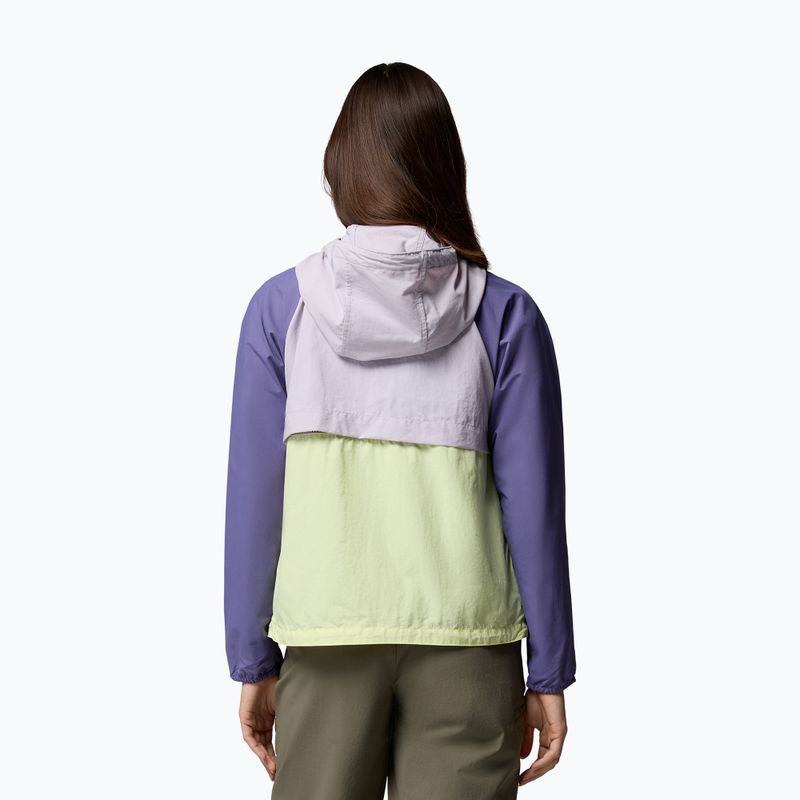 Dámská větrovka Columbia Spire Valley Windbreaker citron haze/lavender pearl/stormwatch 3