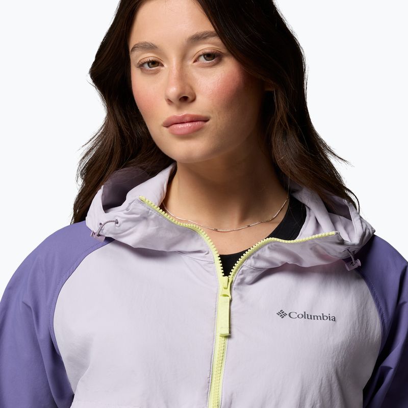 Dámská větrovka Columbia Spire Valley Windbreaker citron haze/lavender pearl/stormwatch 6