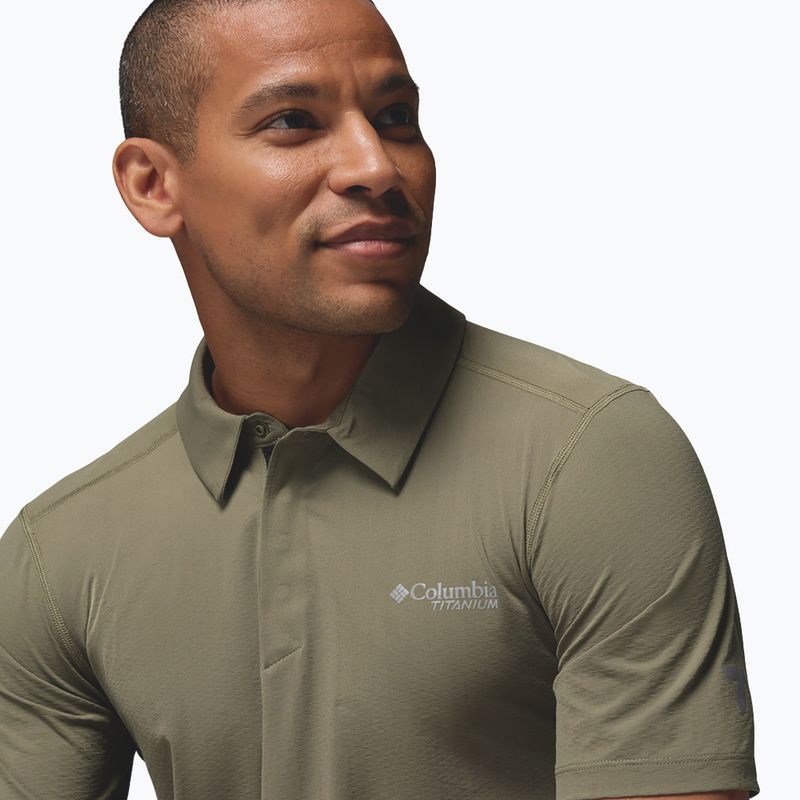 Pánské tričko Columbia Diamond Peak Pro Polo stone green 5