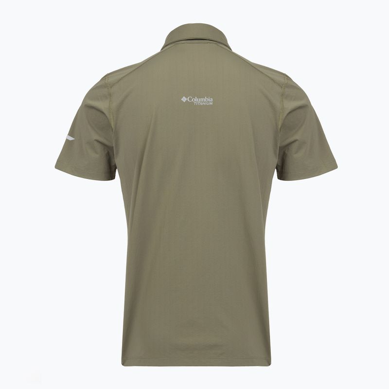 Pánské tričko Columbia Diamond Peak Pro Polo stone green 2