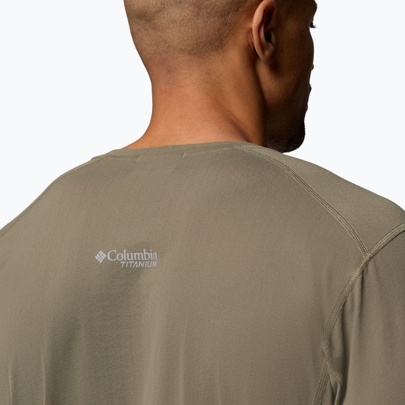 Pánské tričko Longsleeve Columbia Diamond Peak Pro Crew stone green 6