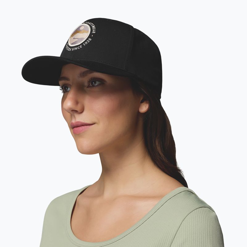 Kšiltovka Columbia Lost Lager 3D Stretch Snapback black/landscape circle 5